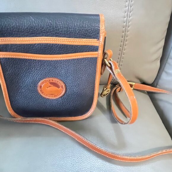 Dooney & Bourke Blue Frontier Outback Handbag # DBR496 - Picture 4 of 15